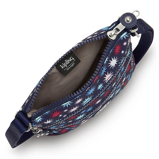 Kipling Alvar Extra Small Printed Mini Tassen Blauw | BE 1313AH